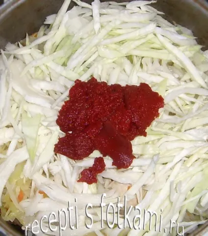 Тушкована капуста з грибами - рецепт з фото крок за кроком (рецепт) Тушкована капуста з грибами - рецепт з фото крок за кроком