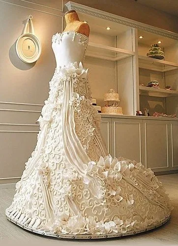 Квіткові композиції на весільних тортах - домашній hand-made