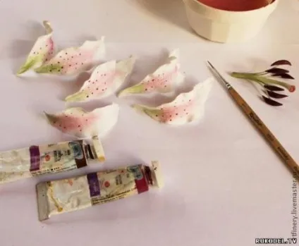 Квітка лілія з японської глини deco - квіти з полімерної глини - полімерна глина - каталог статей (глини) Квітка лілія з японської глини deco - квіти з полімерної глини - полімерна глина - каталог статей