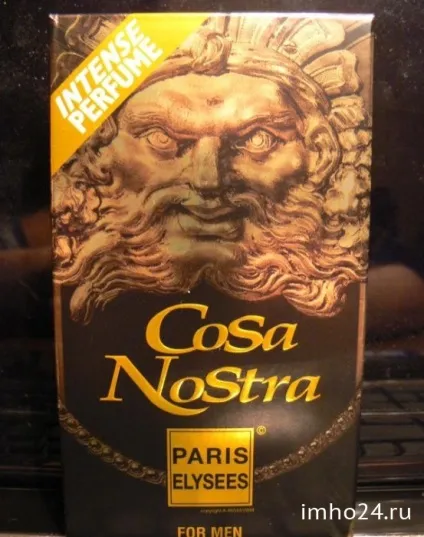 Cosa nostra туалетна вода для чоловіків відгуки (nostra) Cosa nostra туалетна вода для чоловіків відгуки