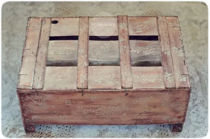 Декоруємо звичайний ящик - ярмарок майстрів - ручна робота, handmade (декор своїми руками) Декоруємо звичайний ящик - ярмарок майстрів - ручна робота, handmade