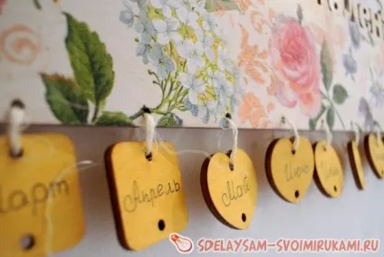 Декорування сімейного календаря, майстер-клас своїми руками (своїми) Декорування сімейного календаря, майстер-клас своїми руками