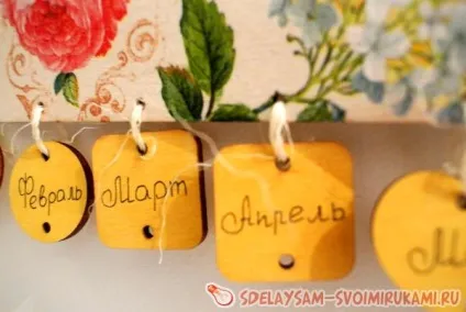 Декорування сімейного календаря, майстер-клас своїми руками (своїми) Декорування сімейного календаря, майстер-клас своїми руками