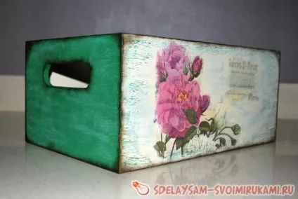 Декупаж дерев'яної коробки, майстер-клас своїми руками (майстер-клас) Декупаж дерев'яної коробки, майстер-клас своїми руками
