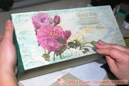 Декупаж дерев'яної коробки, майстер-клас своїми руками (своїми) Декупаж дерев'яної коробки, майстер-клас своїми руками