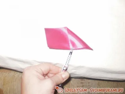 Квітка в стилі канзаші для початківців, майстер-клас своїми руками (майстер-клас) Квітка в стилі канзаші для початківців, майстер-клас своїми руками