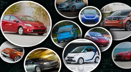Десять найбільш економічних гібридних і електричних автомобілів