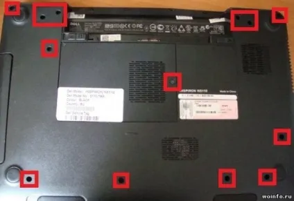 Dell inspiron n5110 очищення від пилу і заміна термопасти (n5110) Dell inspiron n5110 очищення від пилу і заміна термопасти