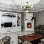 Дизайн маленької вітальні з каміном (50 фото прикладів) (вітальні) Дизайн маленької вітальні з каміном (50 фото прикладів)