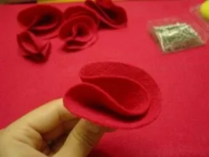 Диванні подушки, декоровані фетром