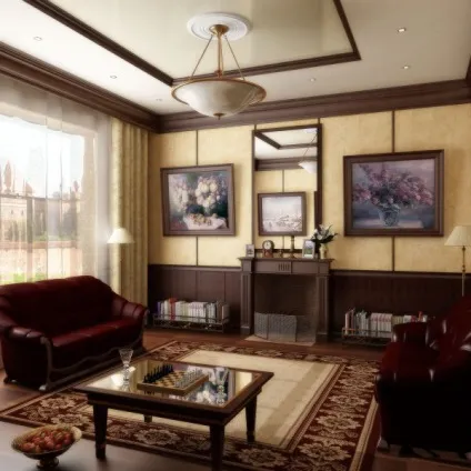 Дизайн маленької вітальні з каміном (50 фото прикладів) (вітальні) Дизайн маленької вітальні з каміном (50 фото прикладів)