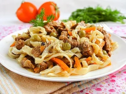Домашня локшина з яловичиною (домашня) Домашня локшина з яловичиною