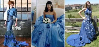 Джинсова весільну сукню популярні моделі 2017 року і аксесуари до них з фото (моделі) Джинсова весільну сукню популярні моделі 2017 року і аксесуари до них з фото