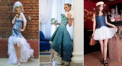 Джинсова весільну сукню популярні моделі 2017 року і аксесуари до них з фото (фото) Джинсова весільну сукню популярні моделі 2017 року і аксесуари до них з фото
