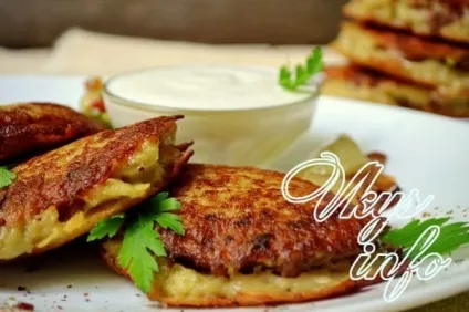 Деруни з кабачків рецепт з фото (гарячу сковорідку маслом) Деруни з кабачків рецепт з фото