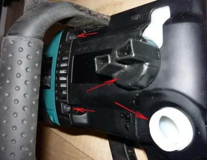 Електропила makita uc4030a (Перевертаємо редуктор знімаємо) Електропила makita uc4030a