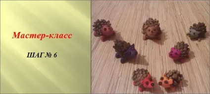 Їжачок з шишки і пластиліну покроковий майстер клас (пластиліну) Їжачок з шишки і пластиліну покроковий майстер клас