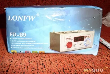 Fd-b9 stylish hifi digital multimedia speaker portable card loudspeaker fm radio (silver)