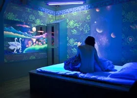 Флуоресцентні шпалери з 3d ефектом на (ефектом) Флуоресцентні шпалери з 3d ефектом на