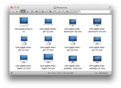 Де в os x розташовуються всі системні ікони (іконки) Де в os x розташовуються всі системні іконки
