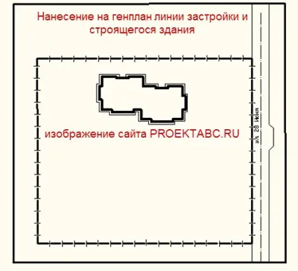 Генеральний план проекту будинку - розрахунок і креслення (генеральний план генплан) Генеральний план проекту будинку - розрахунок і креслення