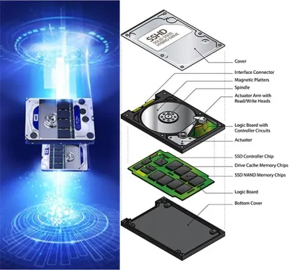Гібридний жорсткий диск швидкість ssd - обсяг hdd або друге дихання для ноутбука (гібридний) Гібридний жорсткий диск швидкість ssd - обсяг hdd або друге дихання для ноутбука