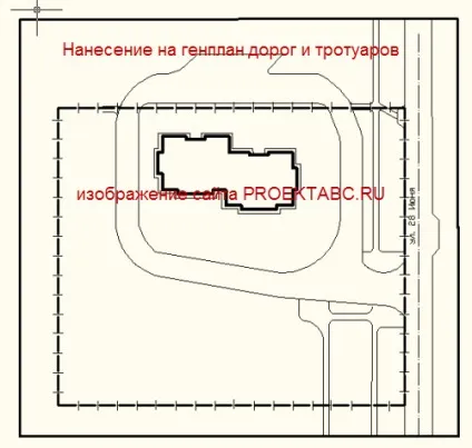 Генеральний план проекту будинку - розрахунок і креслення (план) Генеральний план проекту будинку - розрахунок і креслення
