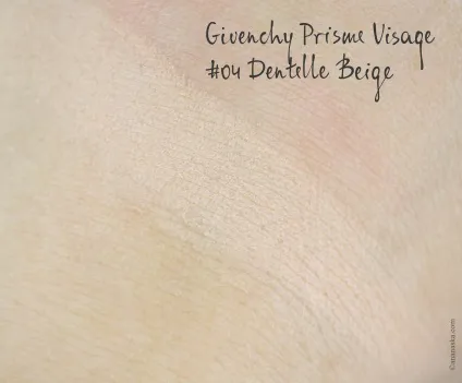 Givenchy prisme visage огляд, Свотч