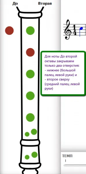 Гра на флейті для початківців легко з навчальної сопілки (блокфлейте) Гра на флейті для початківців легко з навчальної сопілки
