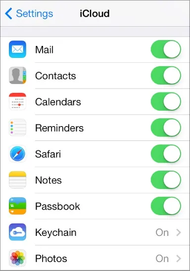 Зміна налаштувань функцій icloud - icloud, довідка icloud (icloud) Зміна налаштувань функцій icloud - icloud, довідка icloud