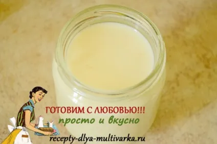 Йогурт в мультиварці Редмонд рецепт