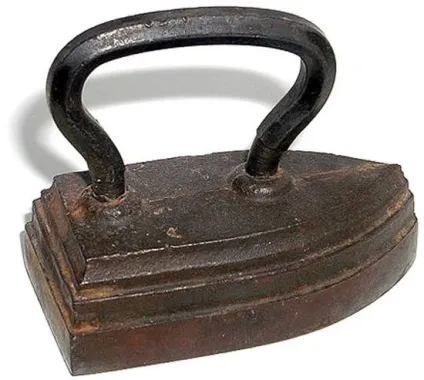 Історія праски, історія речей