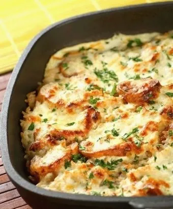 Як готується картопля з куркою і грибами в духовці пиріг, запіканка