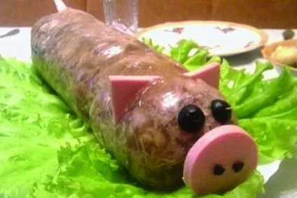 Як і чим прикрасити холодець з м'яса або субпродуктів - варіанти, фото (м'яса) Як і чим прикрасити холодець з м'яса або субпродуктів - варіанти, фото