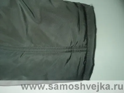 Укорочуємо рукава синтепоновой куртки - самошвейка - сайт для любителів шиття і рукоділля (пришивання окантовки і манжети.) Укорочуємо рукава синтепоновой куртки - самошвейка - сайт для любителів шиття і рукоділля