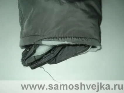 Укорочуємо рукава синтепоновой куртки - самошвейка - сайт для любителів шиття і рукоділля (пришивання окантовки і манжети.) Укорочуємо рукава синтепоновой куртки - самошвейка - сайт для любителів шиття і рукоділля