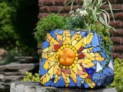 Як використовувати залишки керамічної плитки в саду (плитки) Як використовувати залишки керамічної плитки в саду