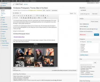 Як змінити ширину колонки в візуальному редакторі записів wordpress (tinymce) Як змінити ширину колонки в візуальному редакторі записів wordpress