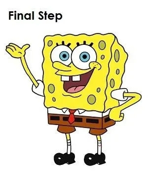 Як намалювати губку бобу з мультика на nickelodeon (nickelodeon) Як намалювати губку бобу з мультика на nickelodeon