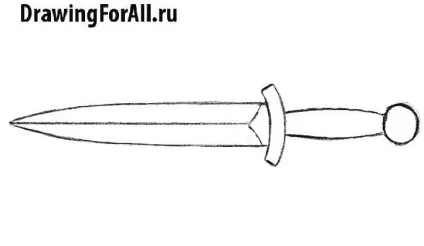 Як намалювати кинджал