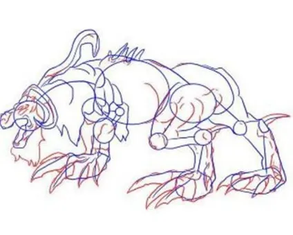 Як намалювати цербера (Кербера) олівцем поетапно (цербера) Як намалювати цербера (Кербера) олівцем поетапно