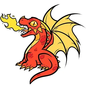 Як намалювати вогнедишного дракона (дракона) Як намалювати вогнедишного дракона