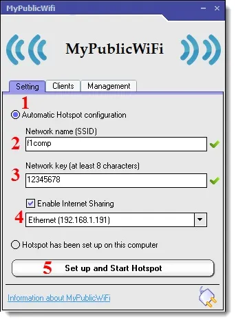 Як налаштувати mypublicwifi