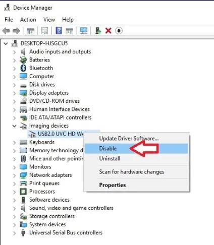 Як відключити веб-камеру на ноутбуці windows 10 (windows) Як відключити веб-камеру на ноутбуці windows 10