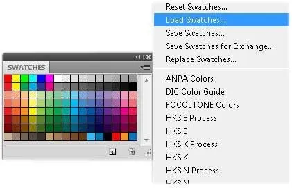 Як перенести палітру swatches в photoshop, vecart - уроки адоби ілюстратор (поради та підказки) Як перенести палітру swatches в photoshop, vecart - уроки адоби ілюстратор