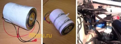 Як працює підігрів паливного фільтра (працює) Як працює підігрів паливного фільтра