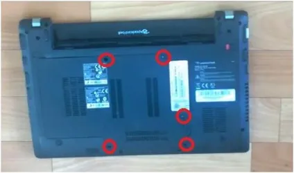 Як розібрати нетбук packard bell ms2299