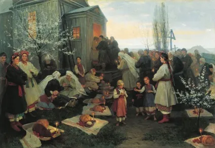 Як раніше відзначали Великдень (Пасху) Як раніше відзначали Великдень