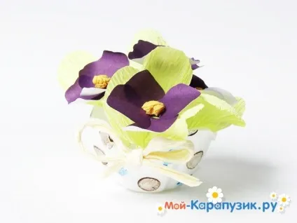 Як зробити фіалки з паперу своїми руками (зробити) Як зробити фіалки з паперу своїми руками