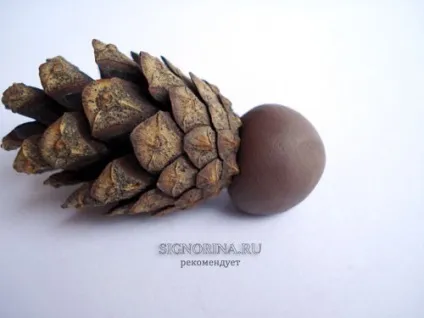 Як зробити їжачка з шишки (шишки) Як зробити їжачка з шишки